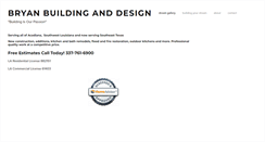 Desktop Screenshot of bryanbuildinganddesign.com