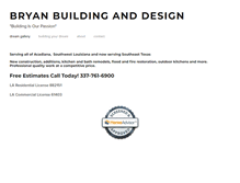 Tablet Screenshot of bryanbuildinganddesign.com